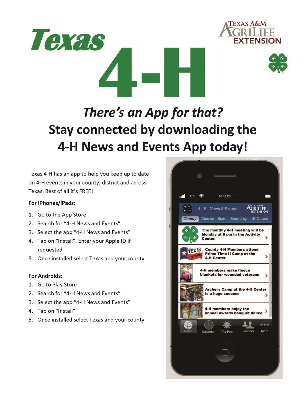 Page 23 Bell County 4-H February Newsletter Instagram Do you have instagram and