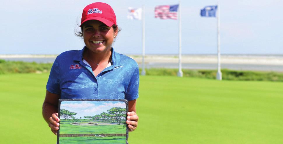 LIZ MURPHEY COLLEGIATE CLASSIC APR. 13-14 THE OCEAN COURSE INVITATIONAL KIAWAH ISLAND, S.C. Windy conditions halted the red-hot Ole Miss women s golf team in the final round of The Ocean Course Invitational.