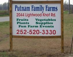 Southern Lenoir County Nutrition Putnam Family Farms 2217 Lightwood Knot Road Kinston, NC 28504 Phone: 252-520-3330 Loftin s Berry Farm 1371 Hwy 58 South