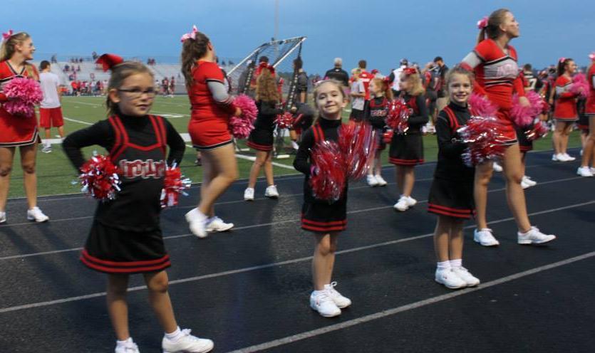 West Allegheny Youth Football and Cheer Page 3 of 6, Grace Pedockie, Alison Keefer, Youth Night Our WAYFC football players and cheerleaders represented our organization well during youth night at the
