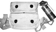95 BHP075 MOSIN-NAGANT RIFLE ACCESSORIES 1. RUSSIAN AMMO POUCH 2 pocket synthetic leather, w/belt loops, exc... $6.50 N91040 2. CLEANING ROD HANDLE Handle for cleaning rod issued on every rifle...$4.