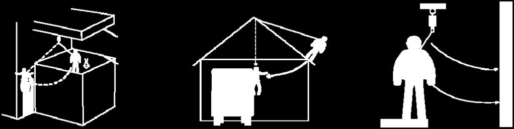 Do not permit a swing fall if injury could occur. Swing falls significantly increase the amount of clearance required. See Illustration 1.