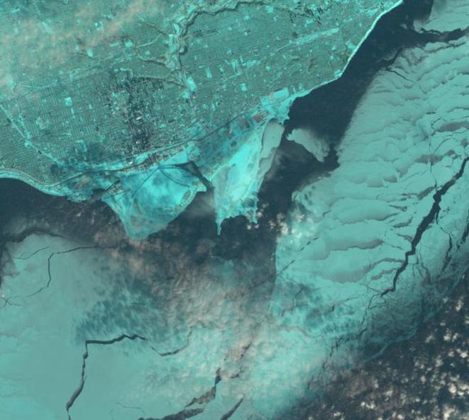 ICE CONDITIONS 17 v Historical records indicate that the western runway extension into Lake Ontario is ice-free most of the time, although on occasion, new ice and pack ice are present.