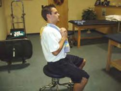 - 2/7 Upper trapezius stretch - Hold Chair Sets: 1 Reps: 3 Hold: 30 Frequency: 3x/week Sets: 1 Reps: 3