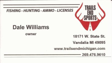 Owner Dale Williams is a Marine Corps veteran of Vietnam. Dale has a lifetime of experience hunting and fishing in Michigan.