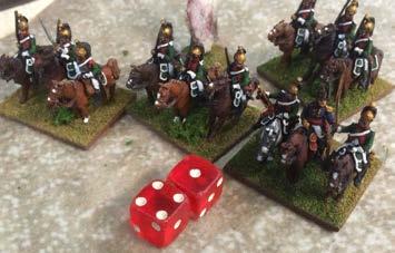 Cavalry vs Cavalry If cavalry fighting cavalry ends in a draw or neither side breaks, then both cavalry break through 2d6 and the charging Cavalry become blown If both cavalry are ferocious charges