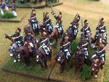 charge formed units within 8" and LOS) Sabres ( 3+ to kill when charging) Lancers (2+ to kill when charging) 5 +save in hand to hand (4+ save for cuirassiers in hand to hand) may have Carbines or