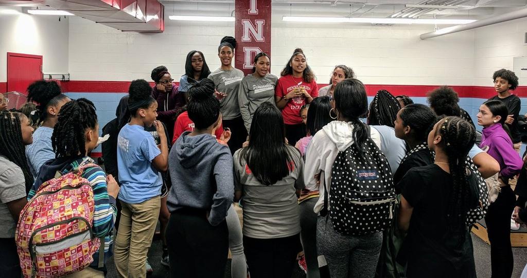 Under the leadership of Athletic Director, Eric Mossop and Superintendent Ronnie Tarchichi, Pennsauken athletes played team building games together in the PHS gymnasium after school, ate pizza and