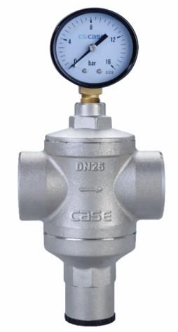 Manometer SBD 16 bar [ 1600 kpa ] 1,5-6,5 bar [ 150-650 kpa ] INTRODUCTION The water pressure reducer is designed to reduce the pressure of high pressure mains