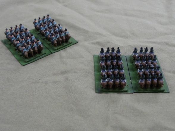 Page 30 of 42 rectangular zone directly ahead of the unit in the direction that it is facing and parallel to the unit s sides extending out to 9 cm thus: Unit Facing Cavalry Unit s Intercept Zone