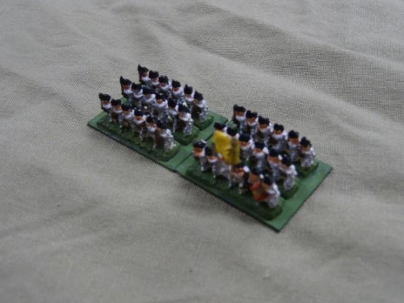 Square Formation: Page 6 of 42 A square formation is shown on the table as an attack column formation (see above) but with the rear stand of the unit turned to