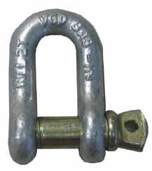 VGD WIRE ROPE HARDWARE Golden Pin SCREW PIN CHAIN SHACKLES Meet the performance requirements of U.S. Fed. Spec.
