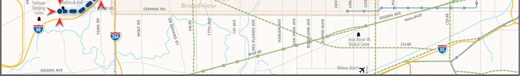 Heavy Rail Transit (HRT) Evaluated Alternative CTA Blue Line Extension From Forest Park CTA Terminal to Oak Brook [HRT 2] Via