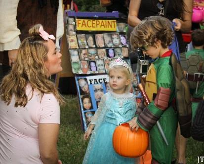 event visitors $50 and market your business to event 300-500 trick-or-treat bags given away guests.