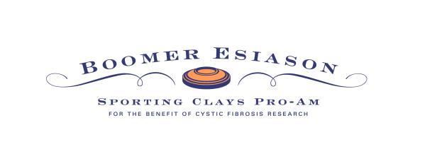 Event Itinerary 2016 Boomer Esiason 18th Annual Sporting Clays Pro-Am Benefiting the Boomer Esiason Foundation for Cystic Fibrosis 11:30 a.m. Lunch presented by Outback Steakhouse 12:30 p.m. Shooting clinic 1:00 p.