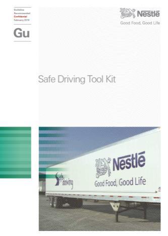 Safe Driving Programme - 10 point checklist Policy, objectives and Targets (KPI) Risk assessment Legal compliance and other requirements Communication Mobility and journey management Driver