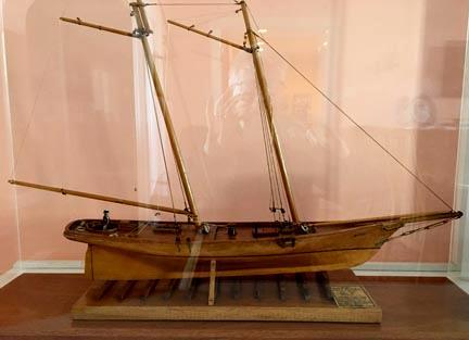...a personal postscript Long before I knew about the model at the Naval Academy Museum, I was aware of another, equally fine model of the Yacht AMERICA.