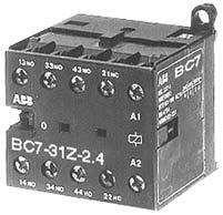 Controls Contactors 1 B6 & B7, Interface BC6-2. 2VDC (1.W low power consumption) 17 32VDC (2.W low power consumption) 1 N.O. BC6-30-10-1. 1 N.C. BC6-30-01-1. $ 1 N.O. BC7-30-10-1. 1 N.C. BC7-30-01-1.
