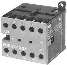 Contactors for connection to PLCs 1 B6SC-2.8 2VDC (1.W low power consumption) 17 32VDC (2.W low power consumption) 1 N.O. B6S-30-10-1.7 1 N.C. B6S-30-01-1.7 $ 65 1 N.O. B7S-30-10-1.7 1 N.C. B7S-30-01-1.