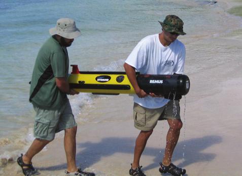 Autonomous Underwater Vehicle Projects November 2006 & June 2007 Objectives: Demonstrate feasibility of