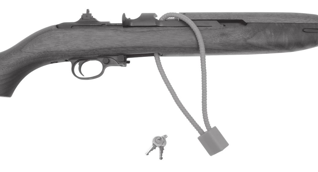 LOCKING DEVICES This firearm was originally sold with a key-operated locking device. While it can help provide secure storage for your unloaded firearm, any locking device can fail.