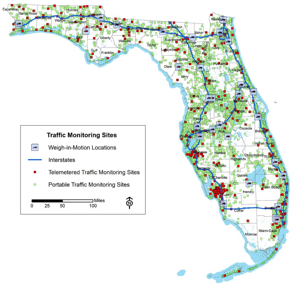 Introduction FDOT Traffic Monitoring Sites