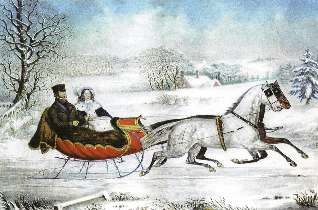 We have obtained permission from the Currier & Ives Foundation to use their name and artwork and will do reenactments of scenes from their prints; dress in period costumes, and become THE Christmas