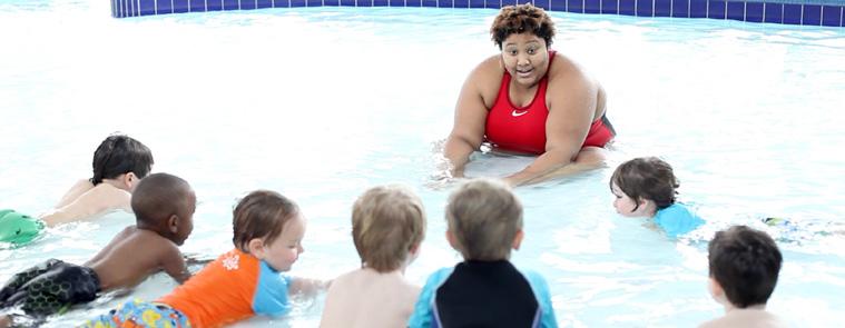 AQUATICS INFANT INFANT SWIM LESSONS: GUPPY WITH PARENT AGES 6 MONTHS - 2 YRS 5PM MON-THURS 9AM 9AM YOUTH INTRO SWIM LESSONS: JELLYFISH LEVEL 1 AGES 6-12 YRS.