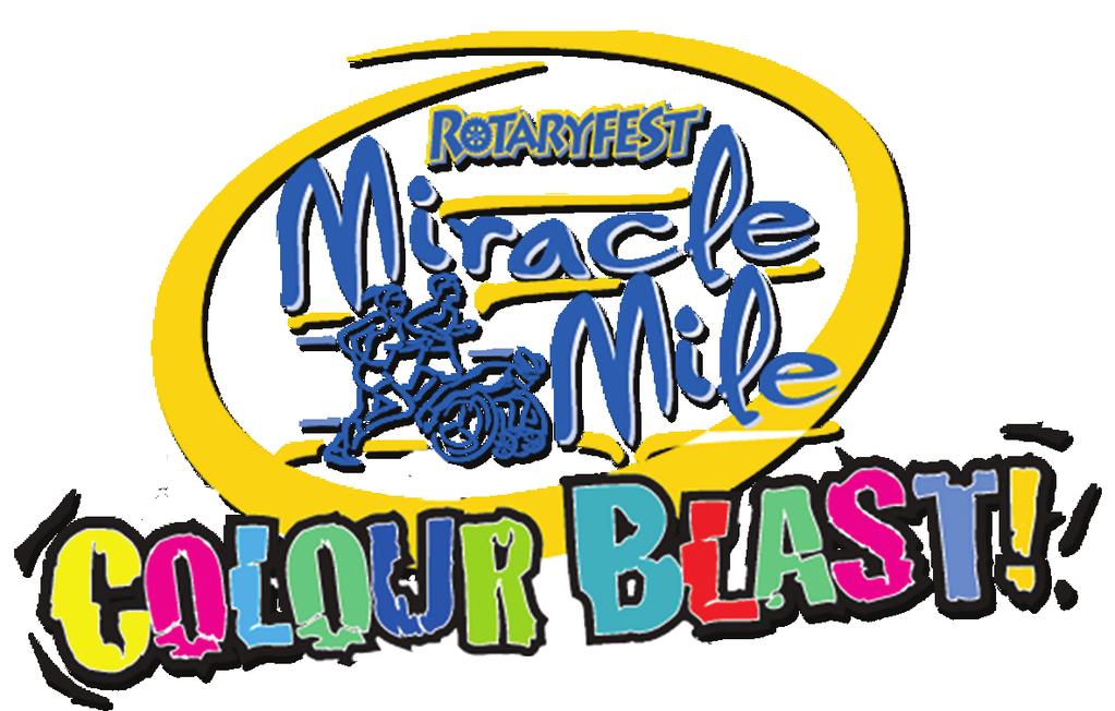 Presented By DO A MILE. HAVE A BLAST! SATURDAY, JULY 15th, 2017 Walk, run or roll down Queen St. and get blasted with colour!