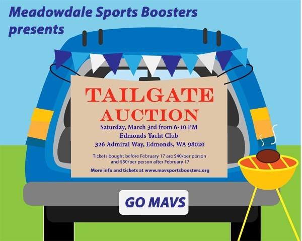You are invited to our Tailgate Auction on March 3rd from 6-10 PM! Our Sixth Annual Sports Booster Auction will be held at the Edmonds Yacht Club, 326 Admiral Way, Edmonds.