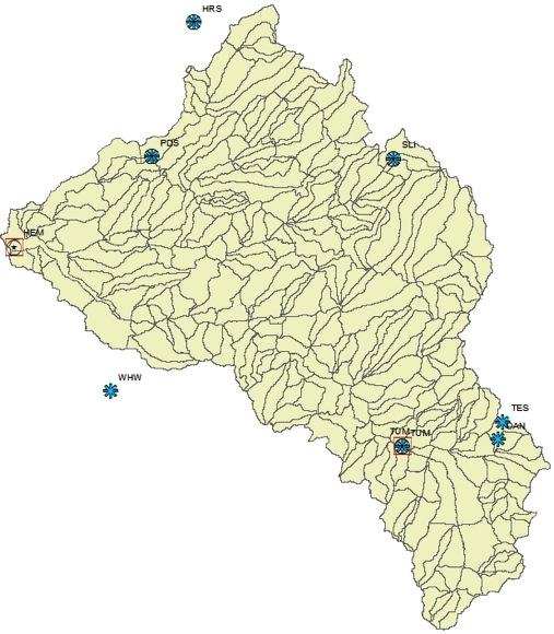 Tuolumne Basin Hydrology Modeling SWE/Met