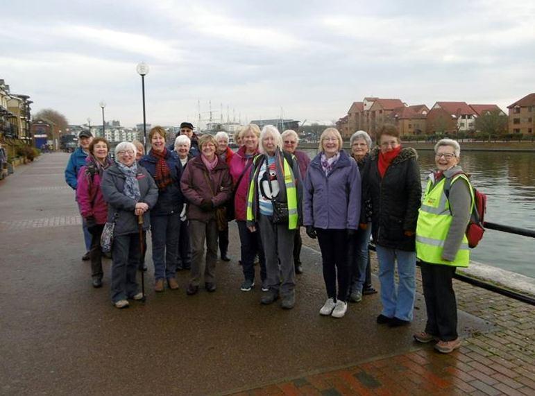 volunteer walk leaders, who have undergone the National Walking for Health training.