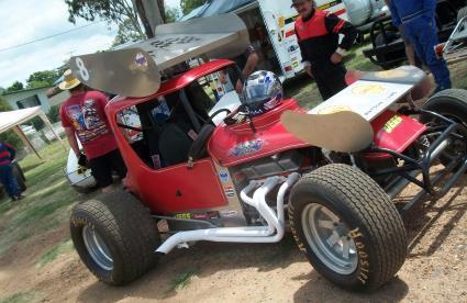 Speedcars, 1 Saloon Car, 1 Super Modified, 1 Microsprint, 1 Formula 500 and the Late Jack White ESO Solo Motorcycle that made up the CSAQ s Static Display.