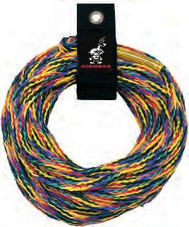 , 4 Riders, 9/16" x 60' BLING Tube Ropes add another dimension to towing, as they sparkle in the sun and