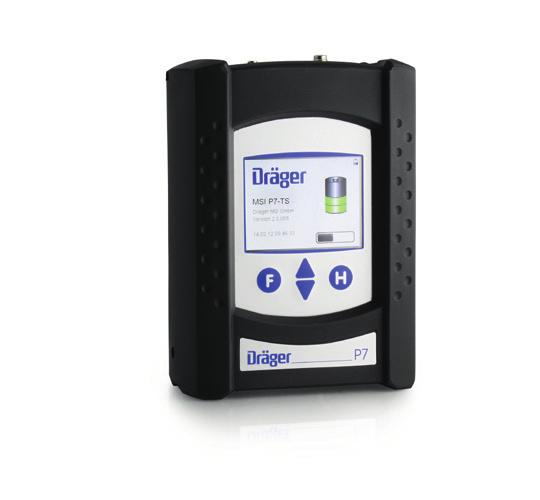06 Related product groups 5600732_P7 Dräger P7plus The Dräger P7plus is ideal for testing gas and liquefied petroleum gas lines all the way to waste water line and drinking water system testing.