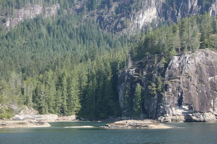 The sheltered anchorage is a favourite among Desolation Sound yachtsmen.