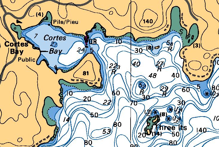 10. Cortes Bay Cortes Bay is a protected anchorage on Cortes Island.