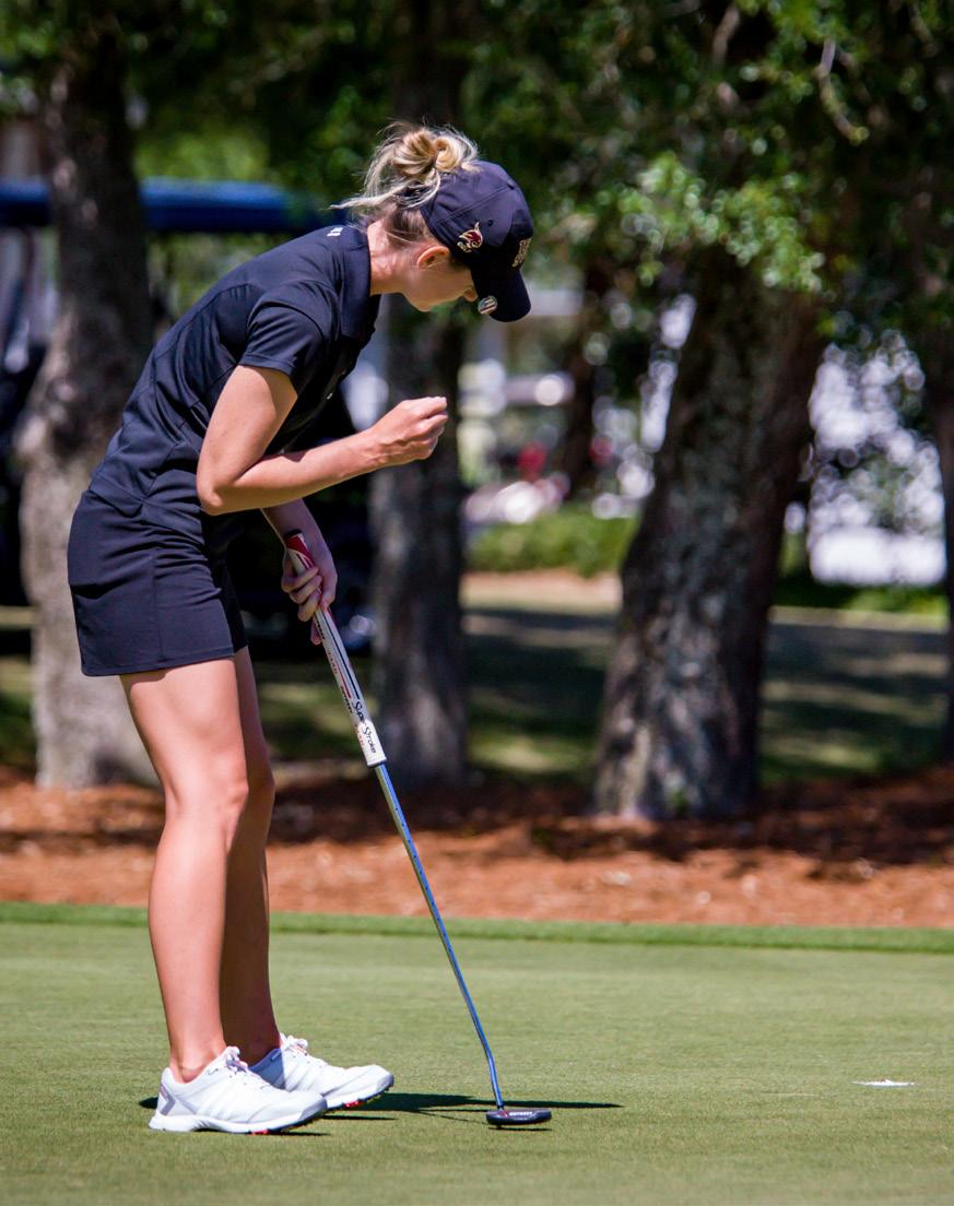 48 in 23 rounds Led the Bobcats in three tournaments this season Finished in ninth place at the All There August Challenge with a 54 hole score of 220 Had a season-low 71 in round two of the Red