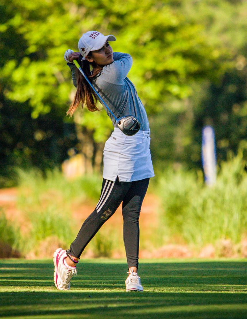 58 Prior to the Sun Belt Conference Tournament, Saroha was the most consistent Bobcat on the roster with 54 hole tournament scores ranging from 224-228 Carded a season-low round of 69 at the Alamo