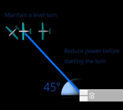 Fig. 10 Turn Base Leg Just before the turn, you should reduce the power (not all the way to idle