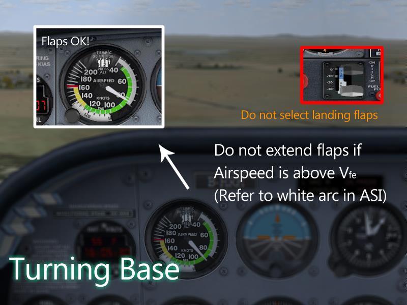5 Base You should be descending at a rate of 500 feet per minute with approach flaps out at the