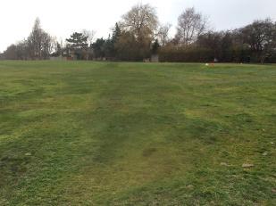 Photo Observations and Comments (continued) Figure 7: There are pockets of wet ground around the course which require more