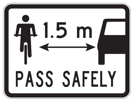 Recommendations Education campaign If a law is introduced, consider 1.0m for <60 kph and 1.