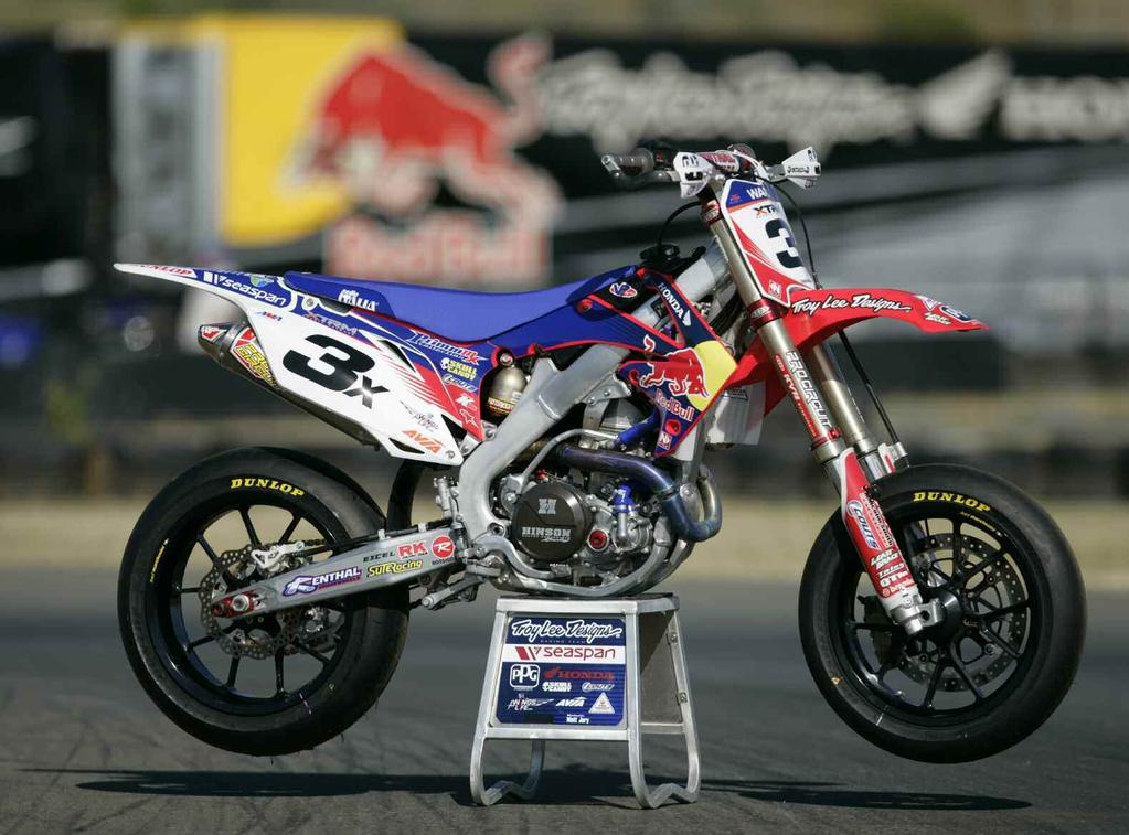 THE BIKES OF SUPERMOTO Supermoto is the freshest form of motorcycle racing to appear on the two-wheel radar, and its undeniable appeal can be attributed to a number of reasons.