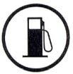 SYMBOL ON WHITE or BLUE SYMBOL on a YELLOW BACKGROUND * BLUE or WHITE BACKGROUND * TYRE MARKING/ CHECKING One sign for all tyre operations REFUEL ZONE One sign for all refuel