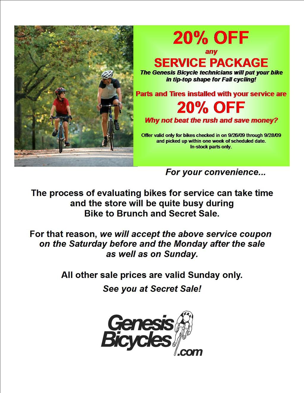 Genesis is giving away A BRAND-NEW CANNONDALE