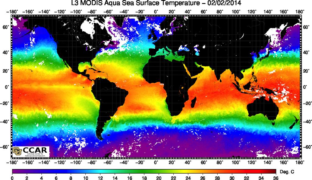 El Niño - see the warm water