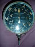Edwardian Clockwork Jaeger Paris Rev Counter. Reading to 3,000 rpm. All complete and in good going order. Diameter across face 4. Diameter for dashboard 3 3/4.