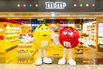 The evening In the evening, we saw M&M s shop and some pupils went inside and bought
