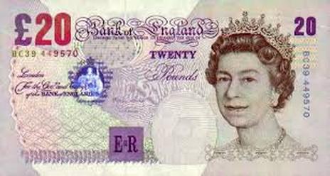 British banknotes and we can see
